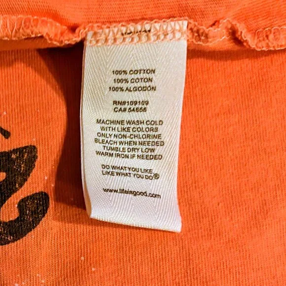 LIFE IS GOOD - Keep It Simple - Crusher Tee- Jake in Adirondack Chair - M - NWOT - Picture 5 of 7